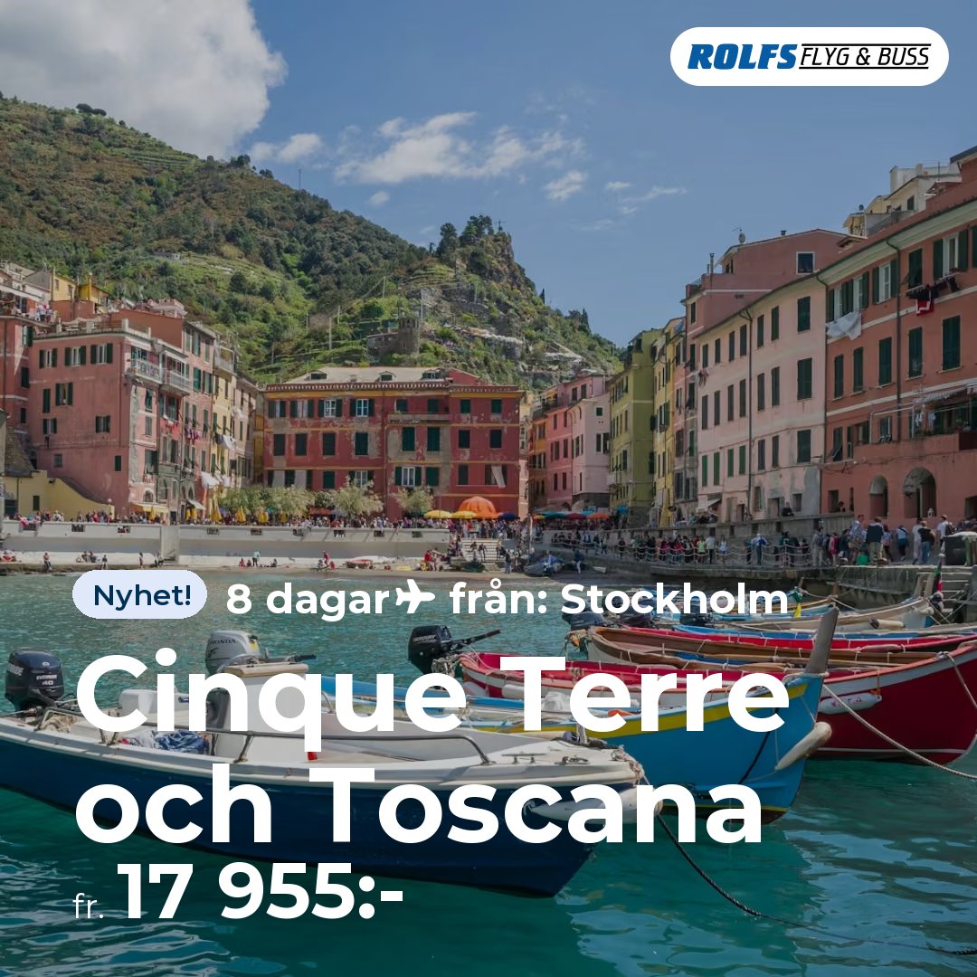 Cinque Terre och Toscana