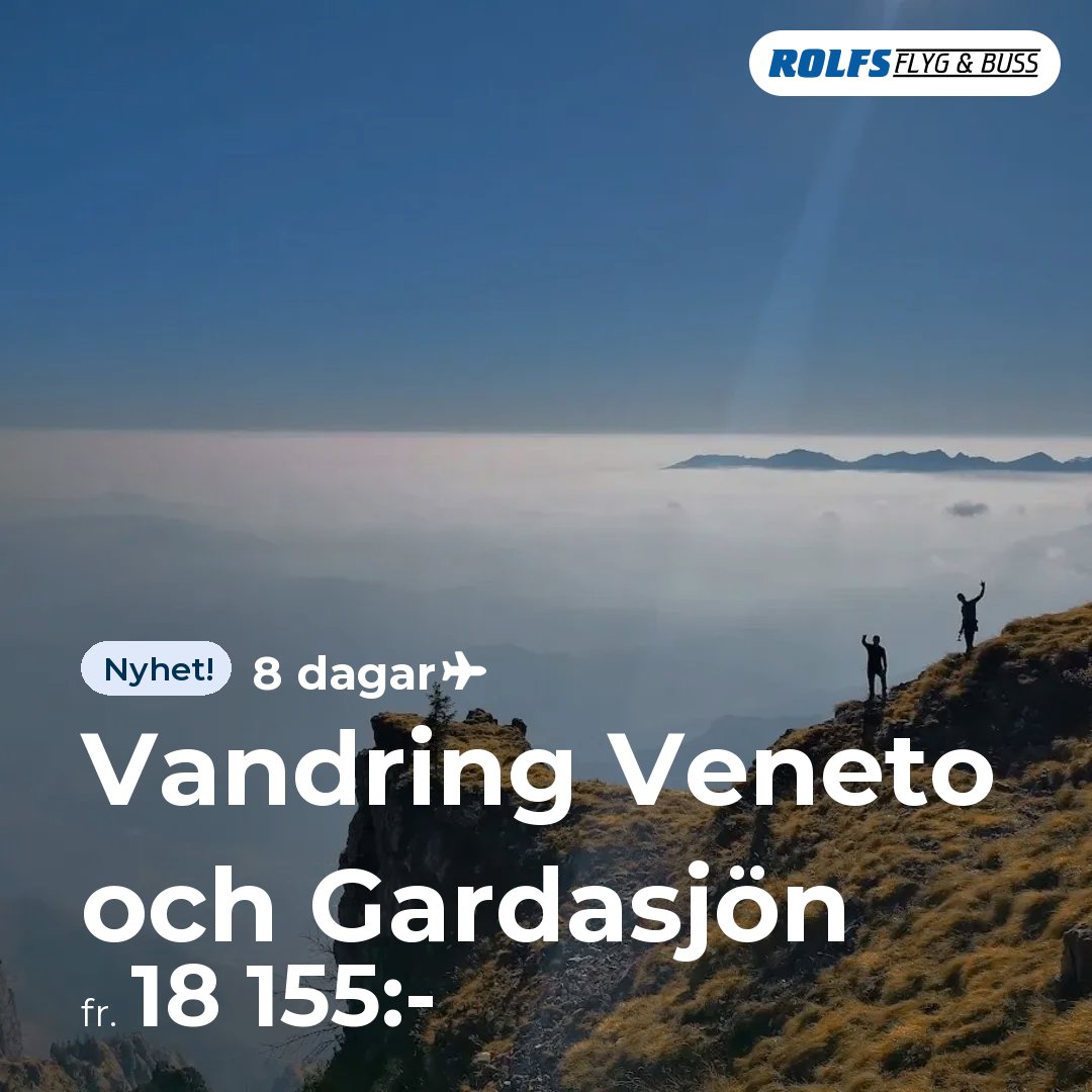 Vandring Veneto och Gardasjön