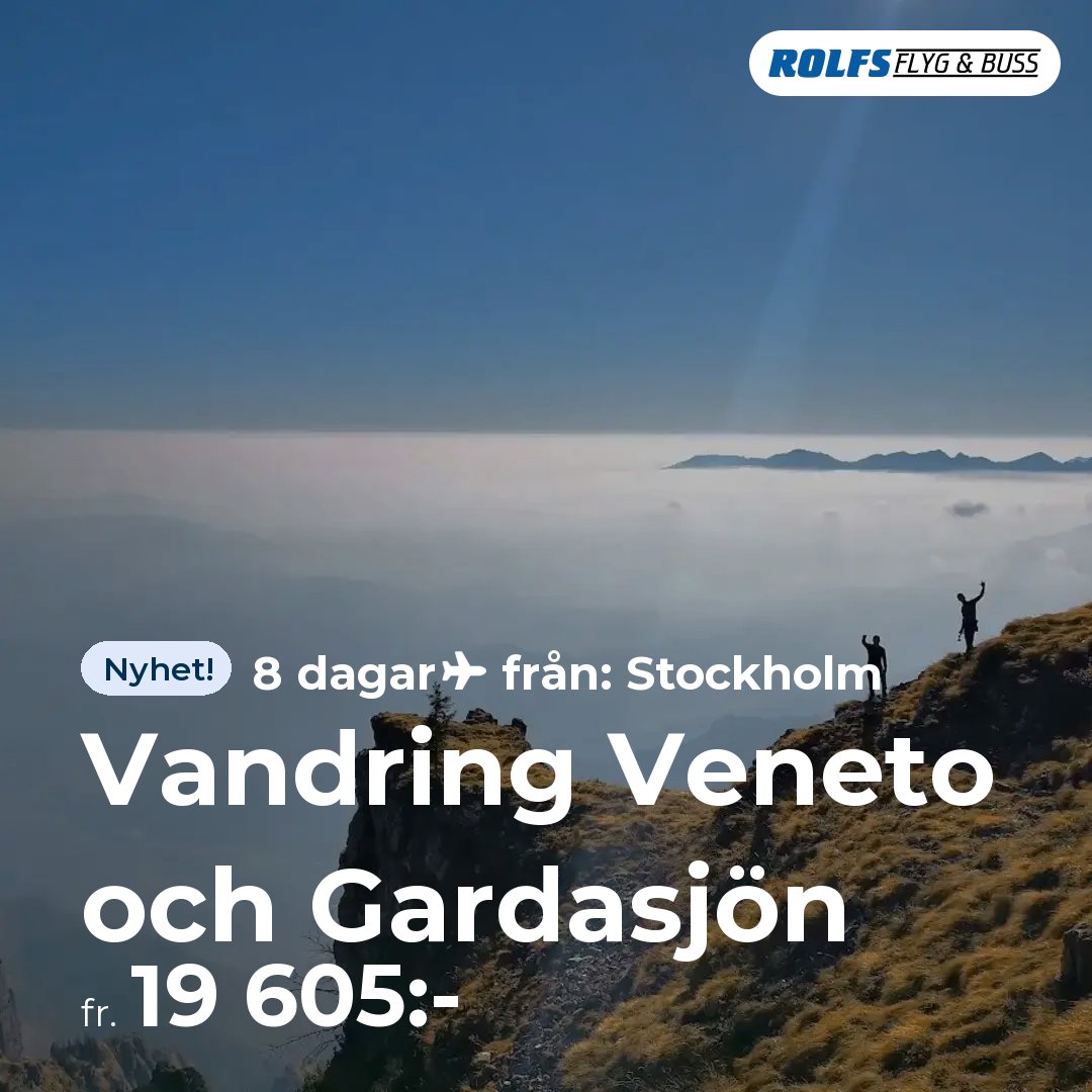 Vandring Veneto och Gardasjön