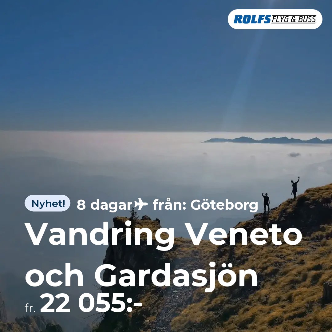 Vandring Veneto och Gardasjön