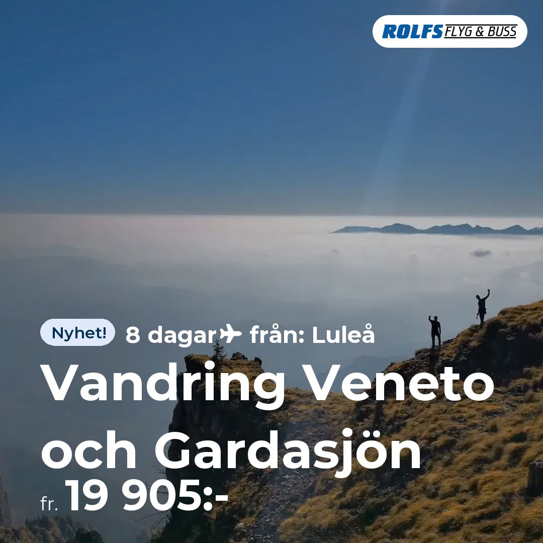 Vandring Veneto och Gardasjön