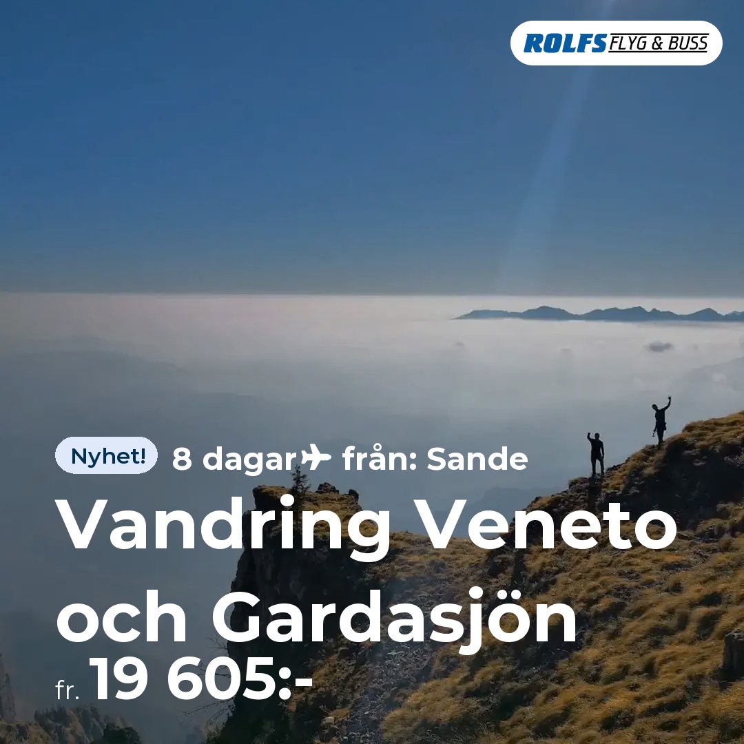 Vandring Veneto och Gardasjön