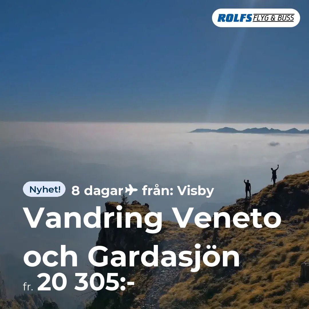 Vandring Veneto och Gardasjön