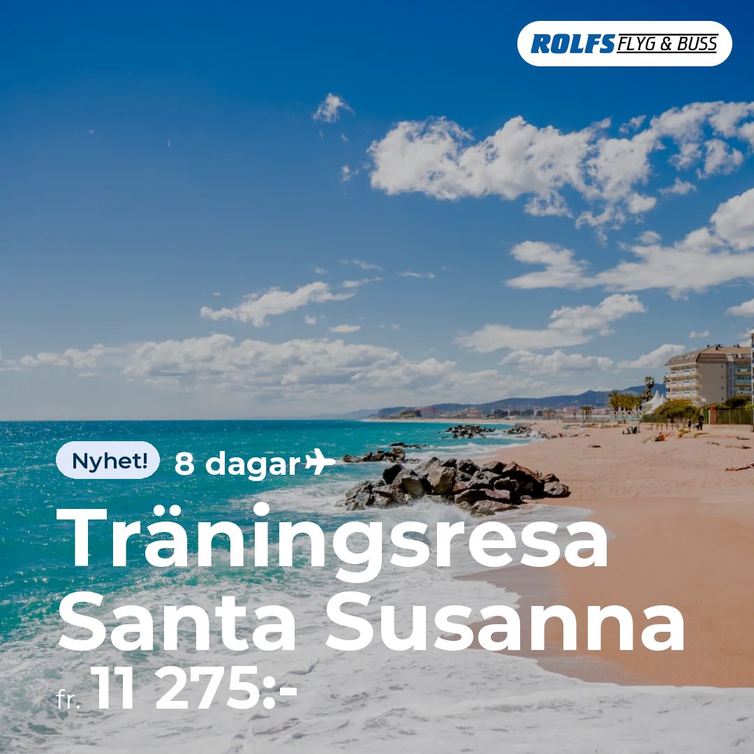 Träningsresa Santa Susanna