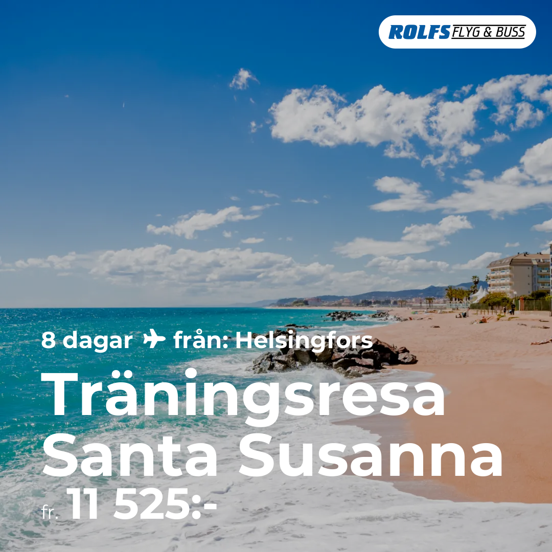 Träningsresa Santa Susanna
