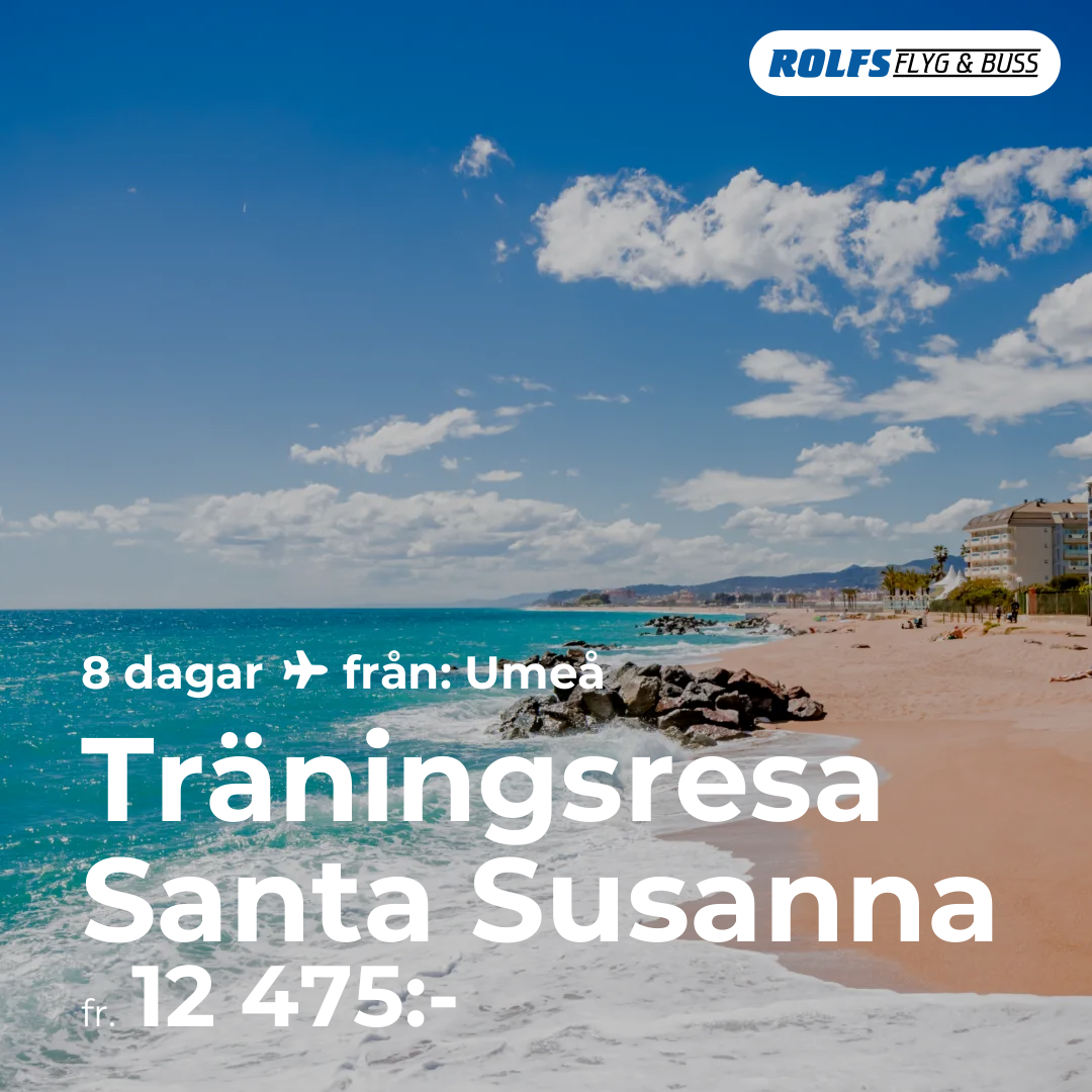 Träningsresa Santa Susanna