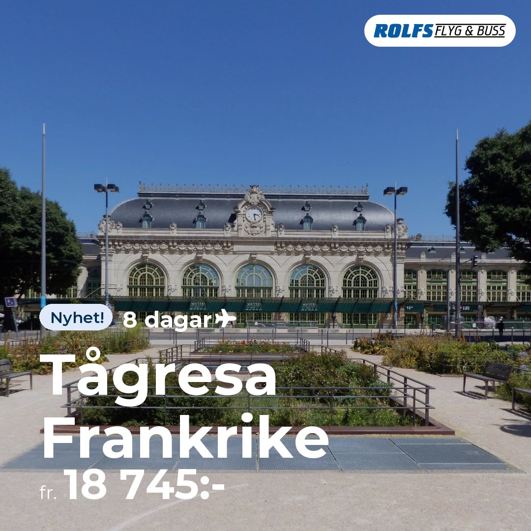 Tågresa Frankrike