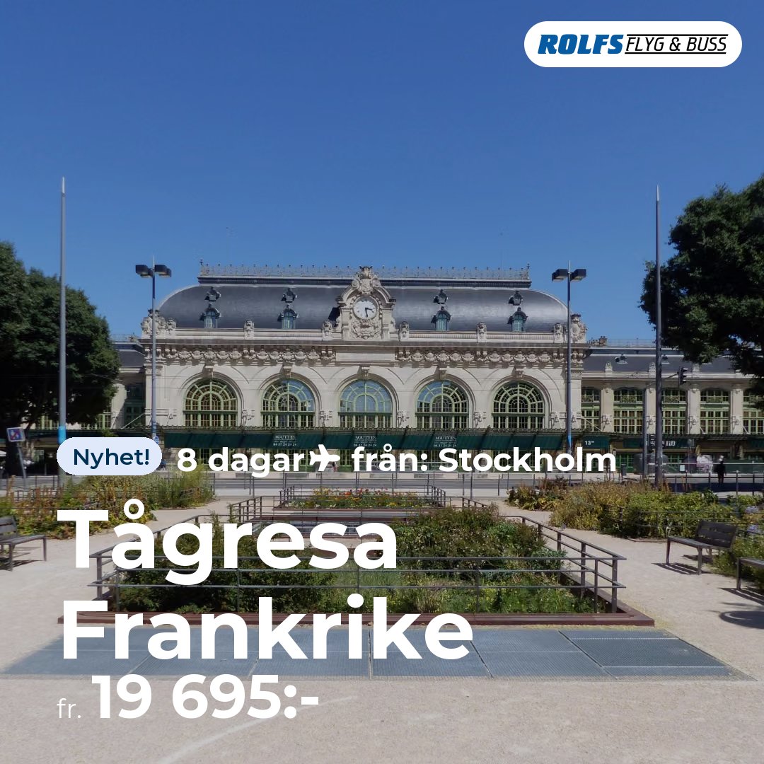 Tågresa Frankrike