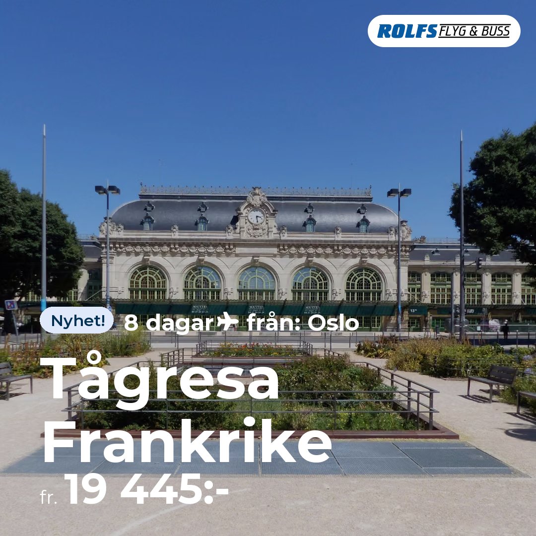 Tågresa Frankrike