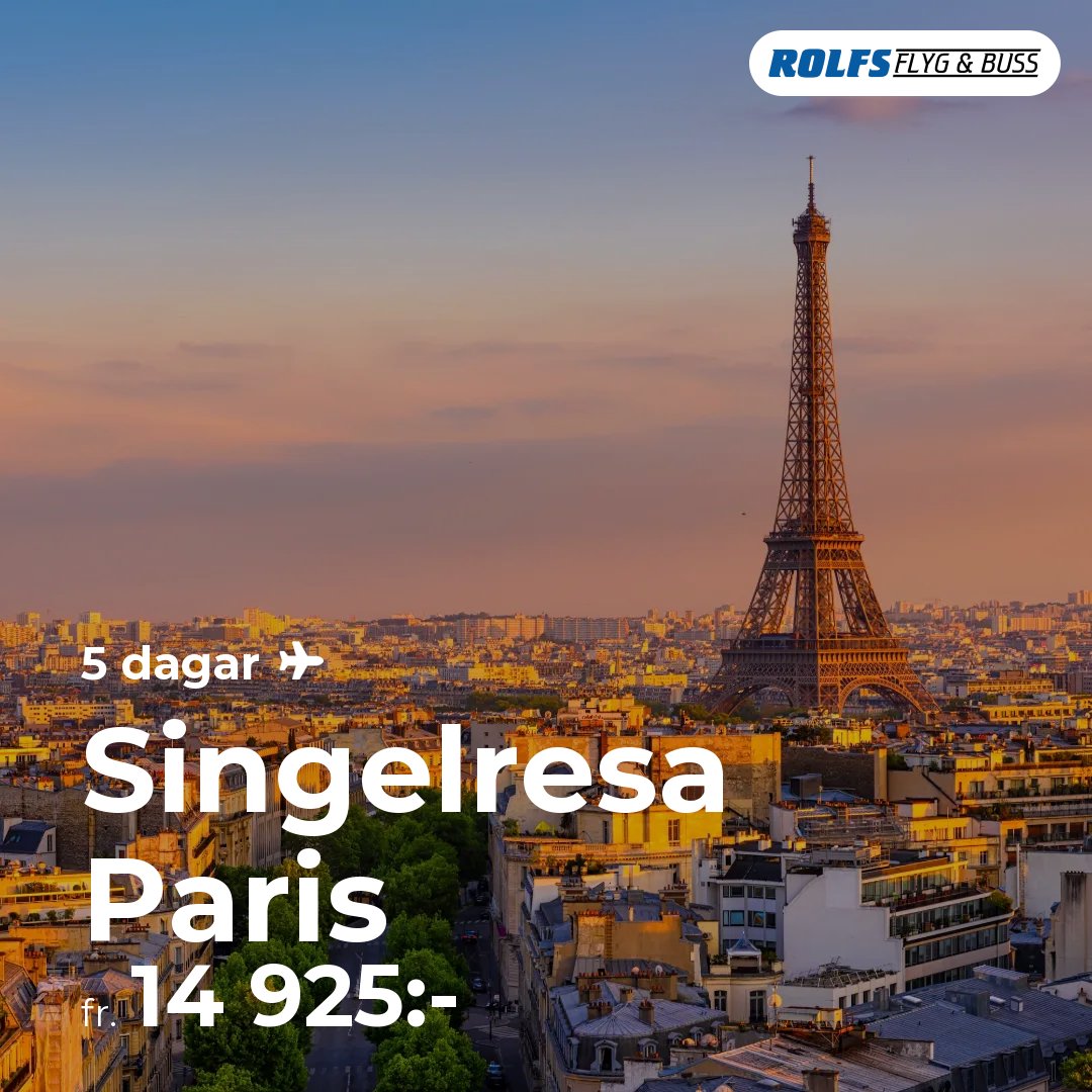 Singelresa Paris