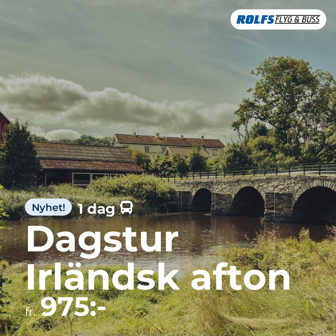 Dagstur Irländsk afton