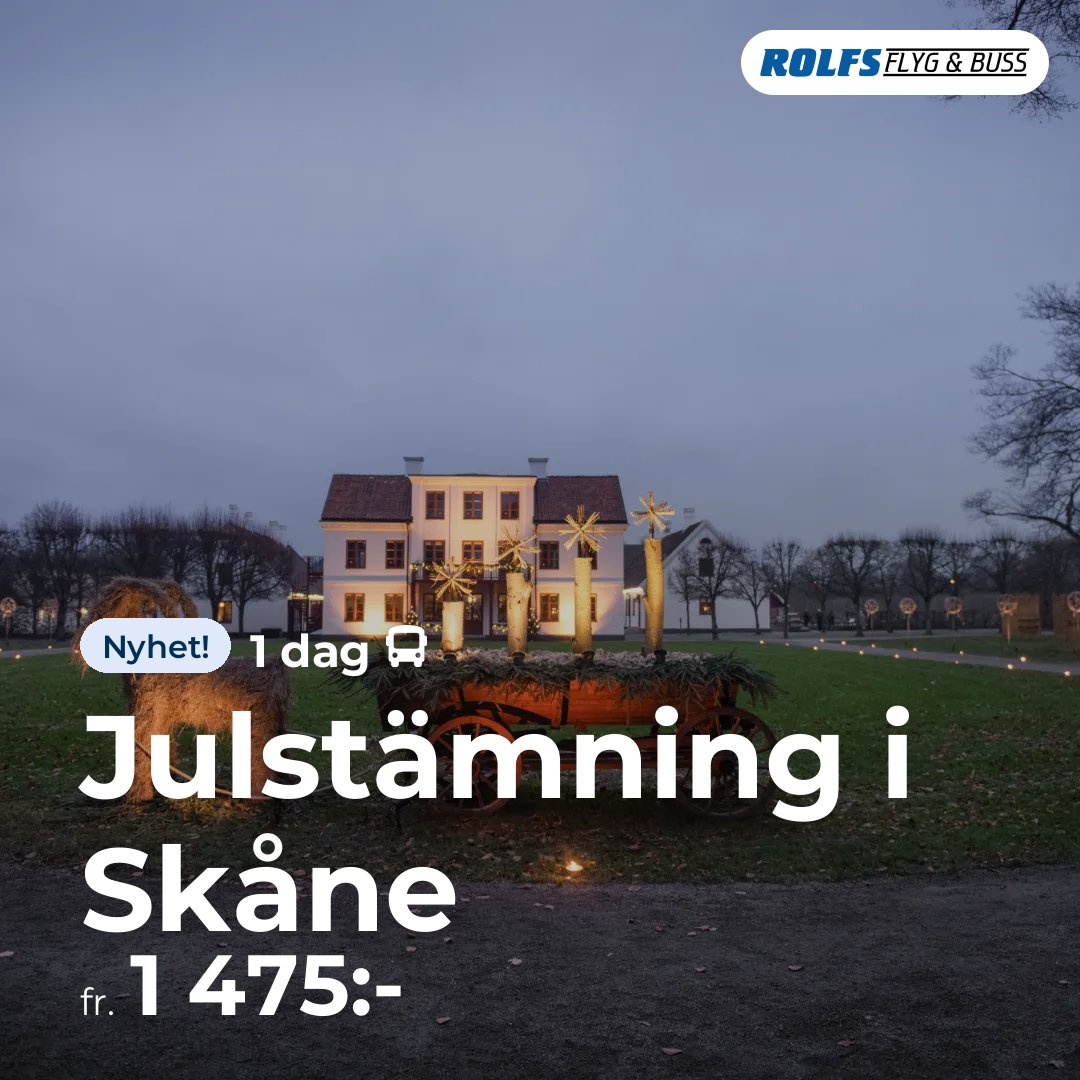 Julstämning i Skåne – 1 dag