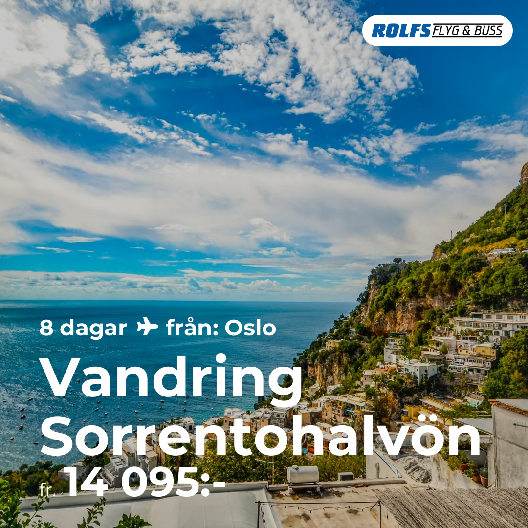 Vandring Sorrentohalvön