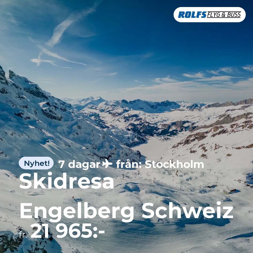 Skidresa Engelberg Schweiz