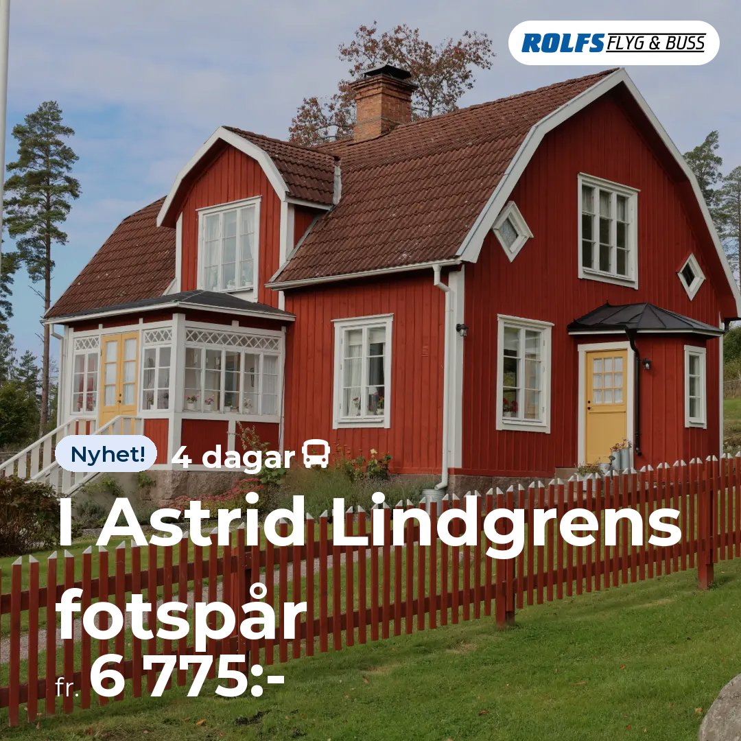 I  Astrid Lindgrens fotspår - 4 dagar
