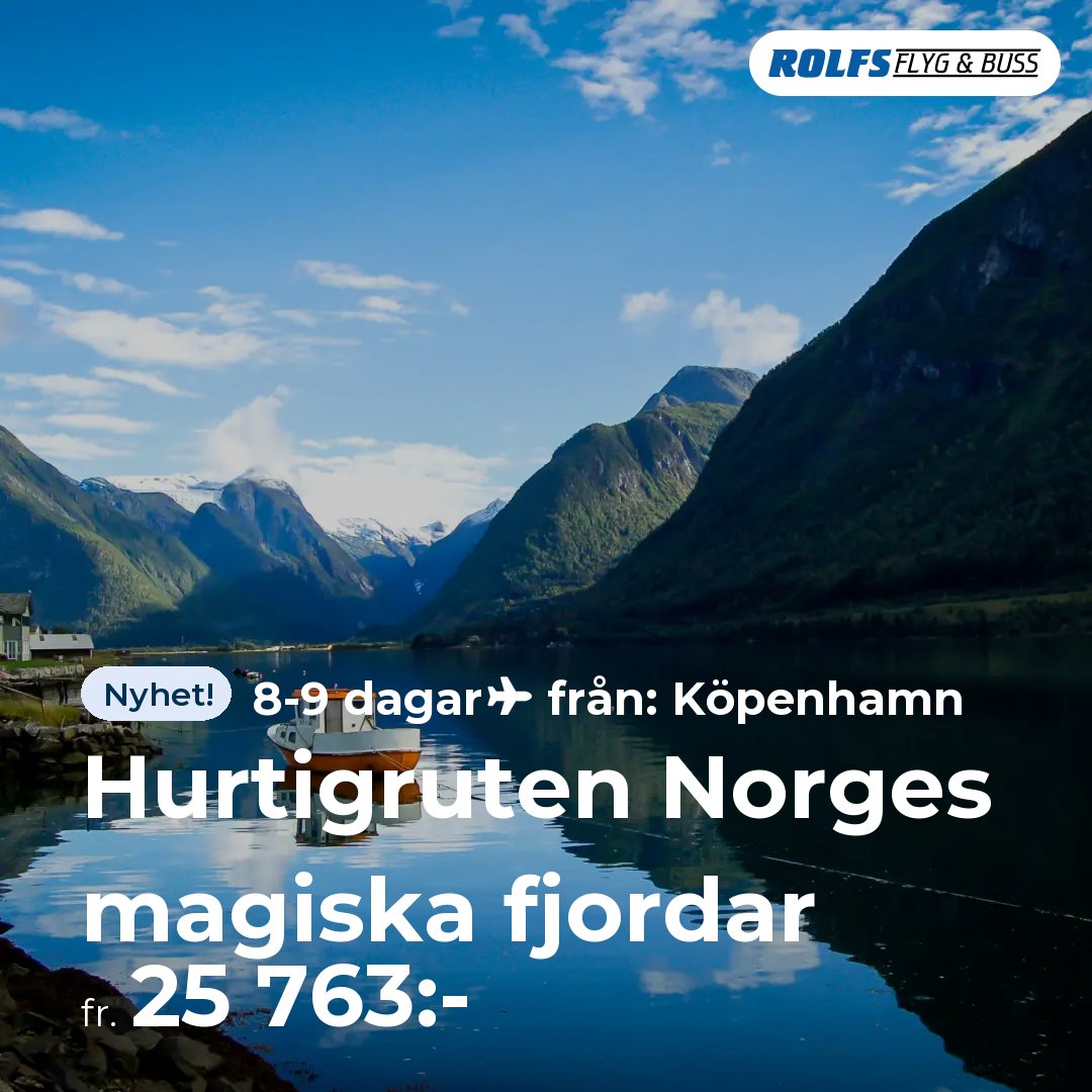 Hurtigruten Norges magiska fjordar