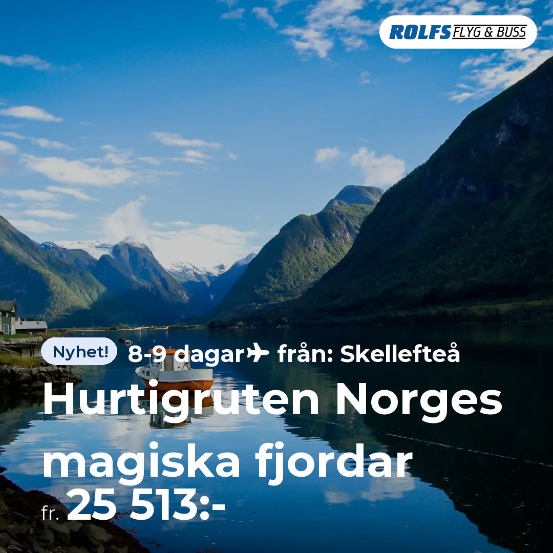 Hurtigruten Norges magiska fjordar