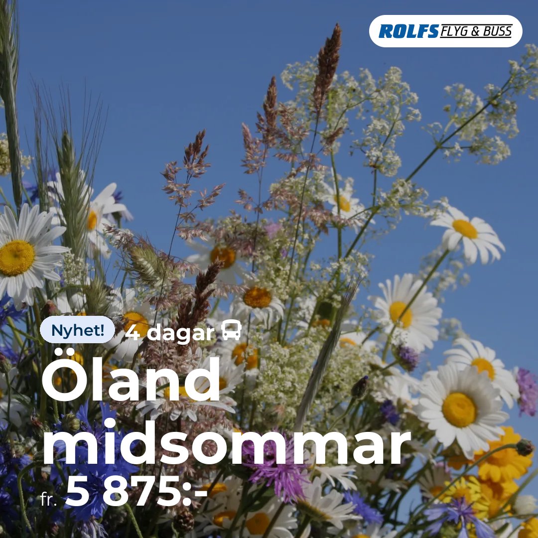 Öland midsommar - 4 dagar