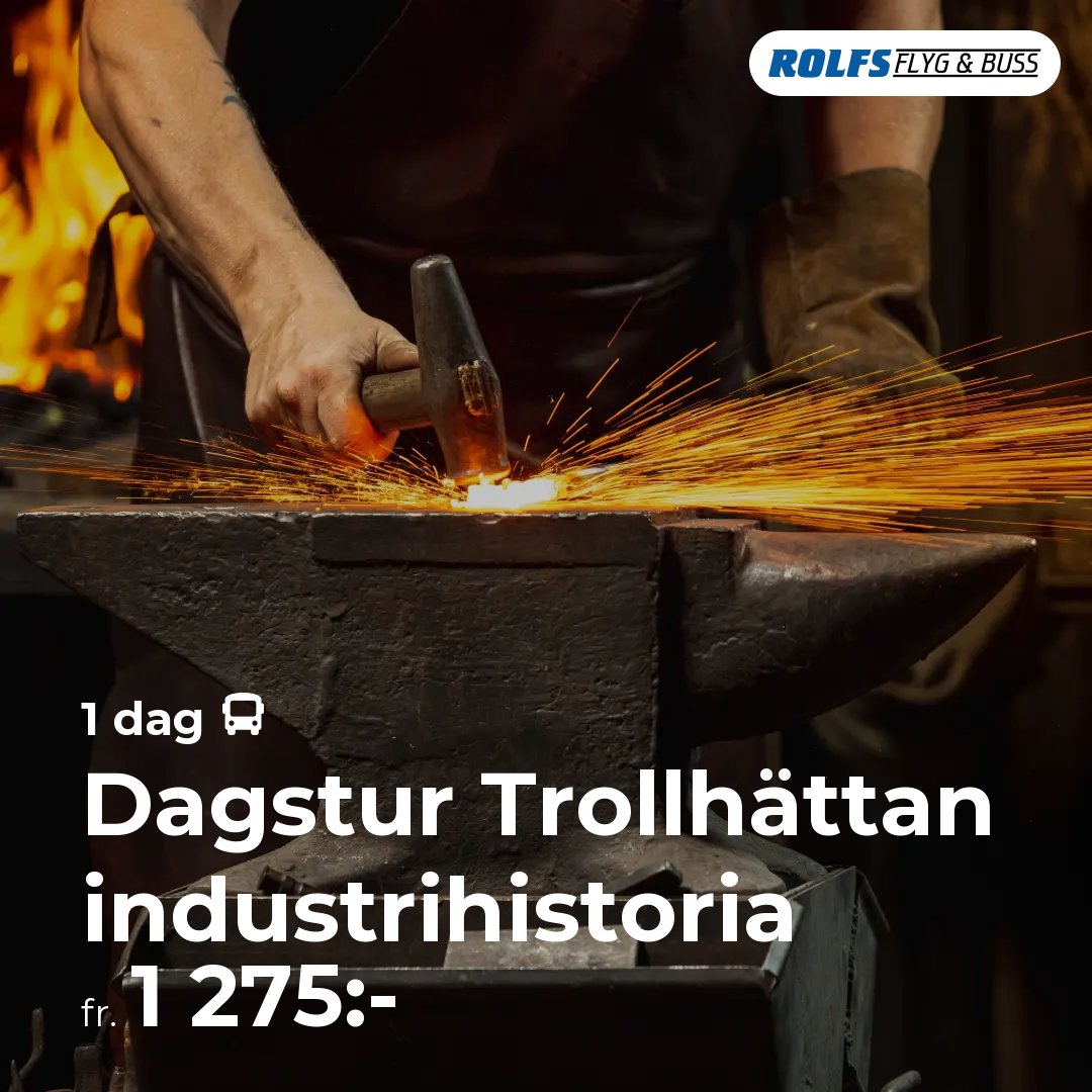Dagstur Trollhättan industrihistoria
