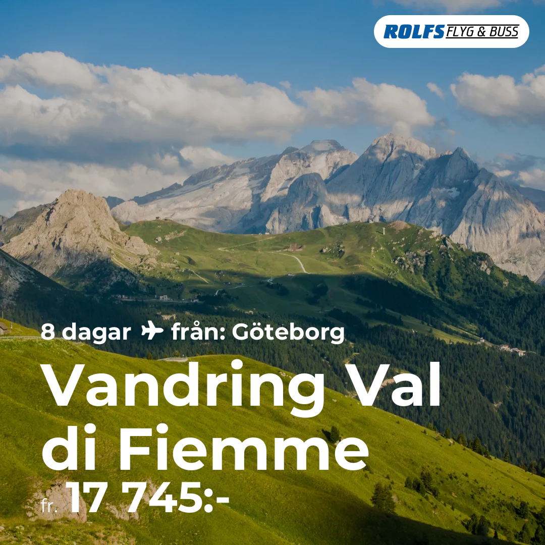 Vandring Val di Fiemme
