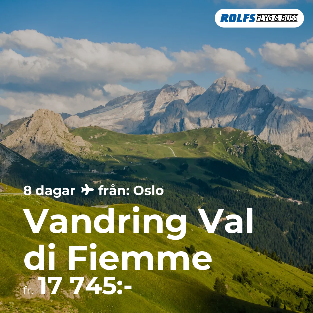 Vandring Val di Fiemme
