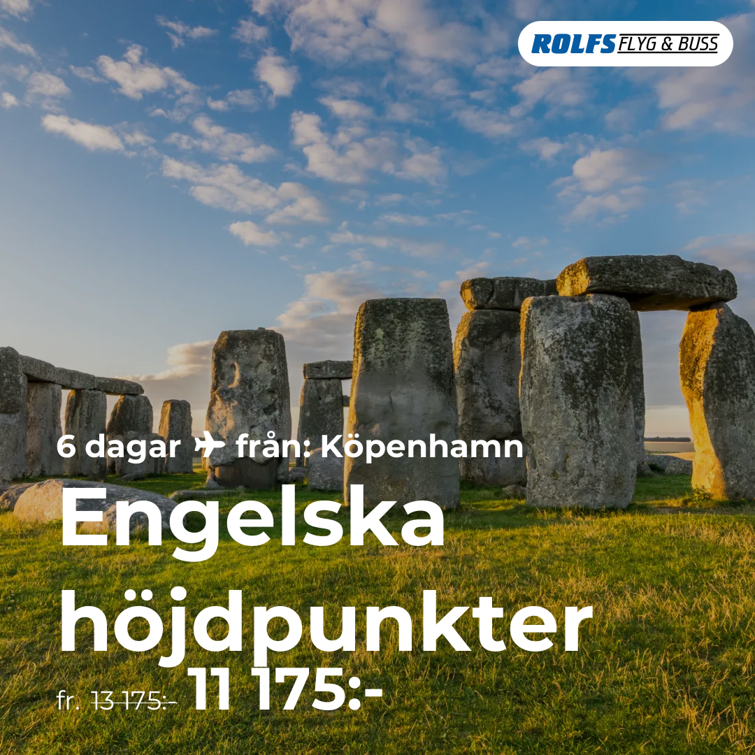 Engelska höjdpunkter - 6 dagar