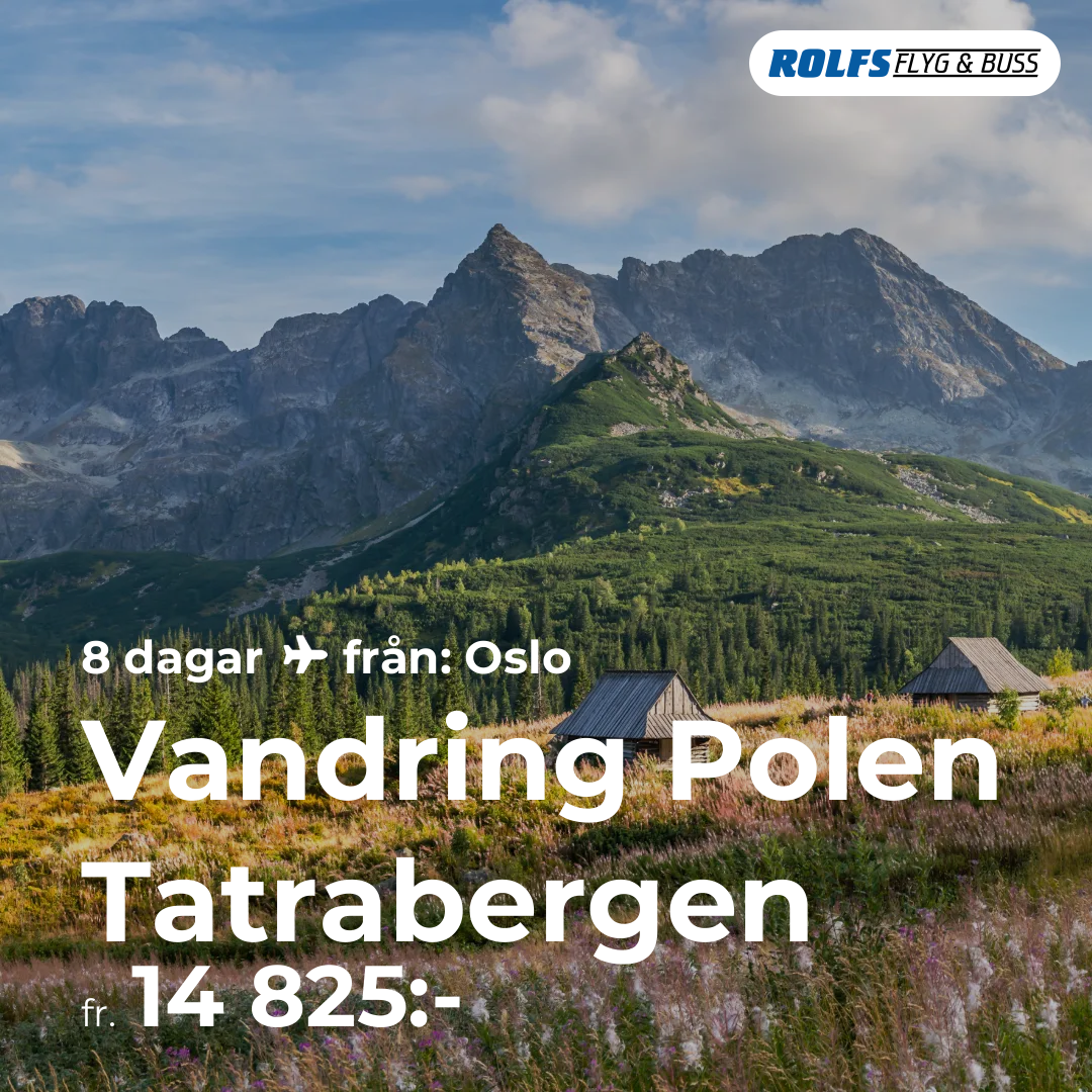 Vandring Polen Tatrabergen