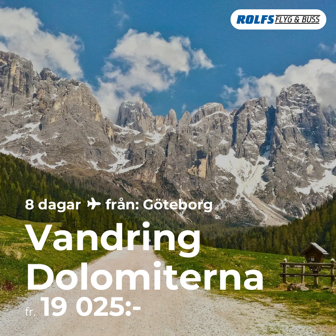 Vandring Dolomiterna