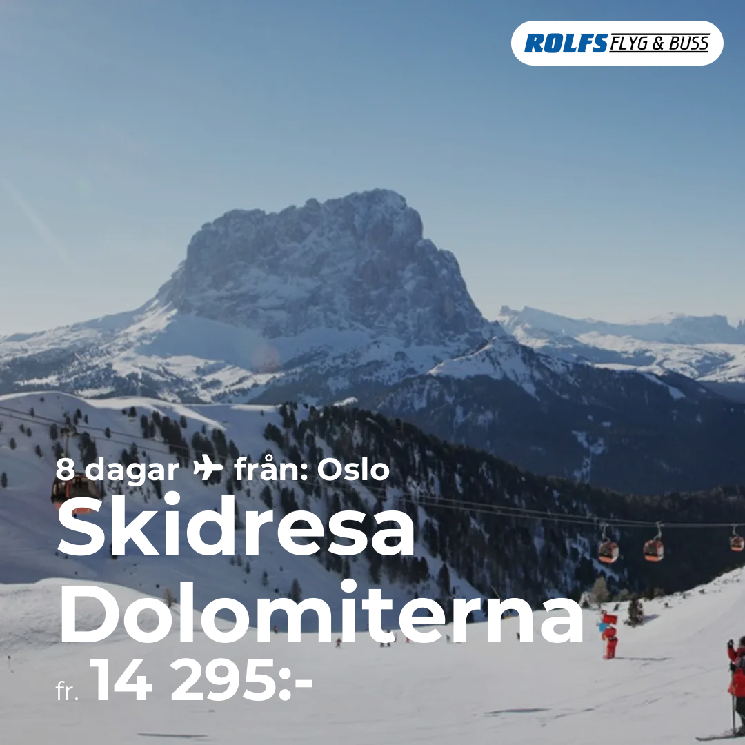 Skidresa Dolomiterna