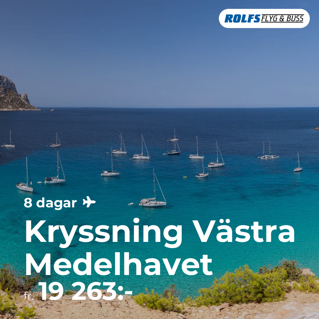 Kryssning Västra Medelhavet