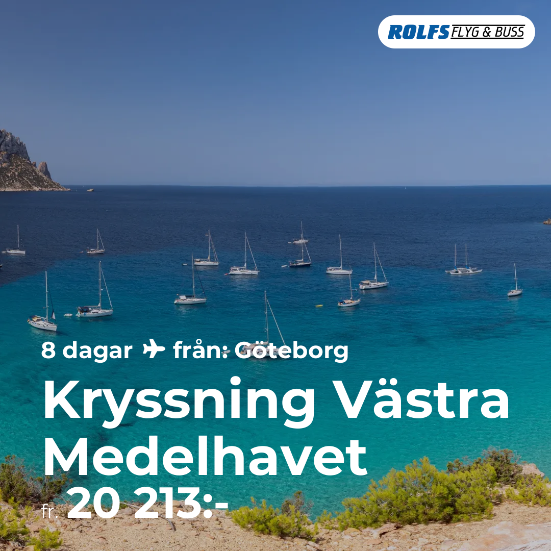 Kryssning Västra Medelhavet