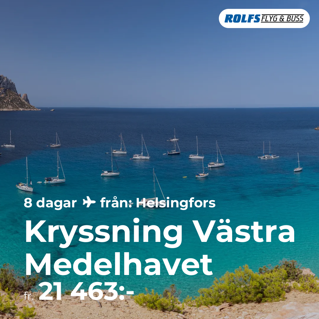 Kryssning Västra Medelhavet