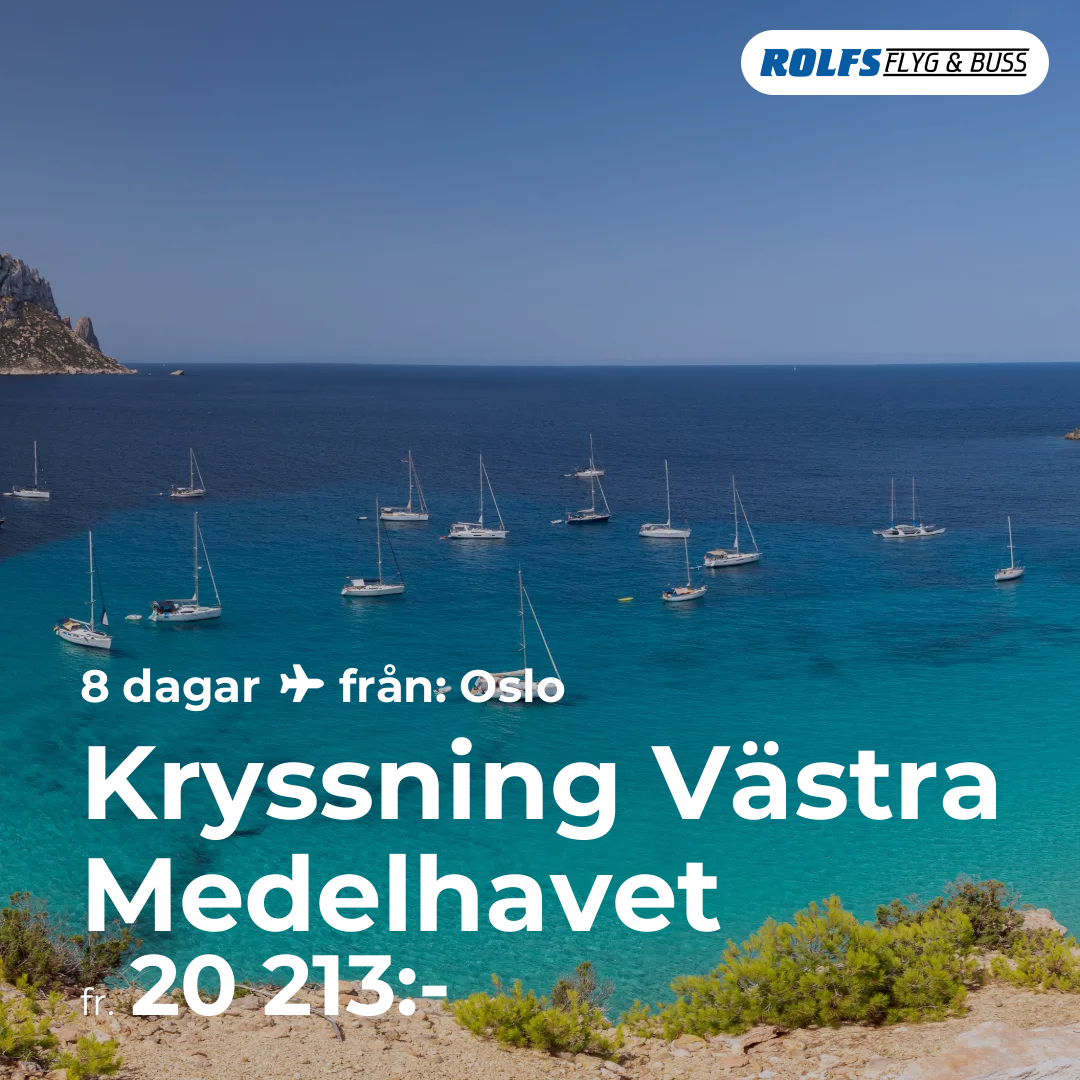 Kryssning Västra Medelhavet